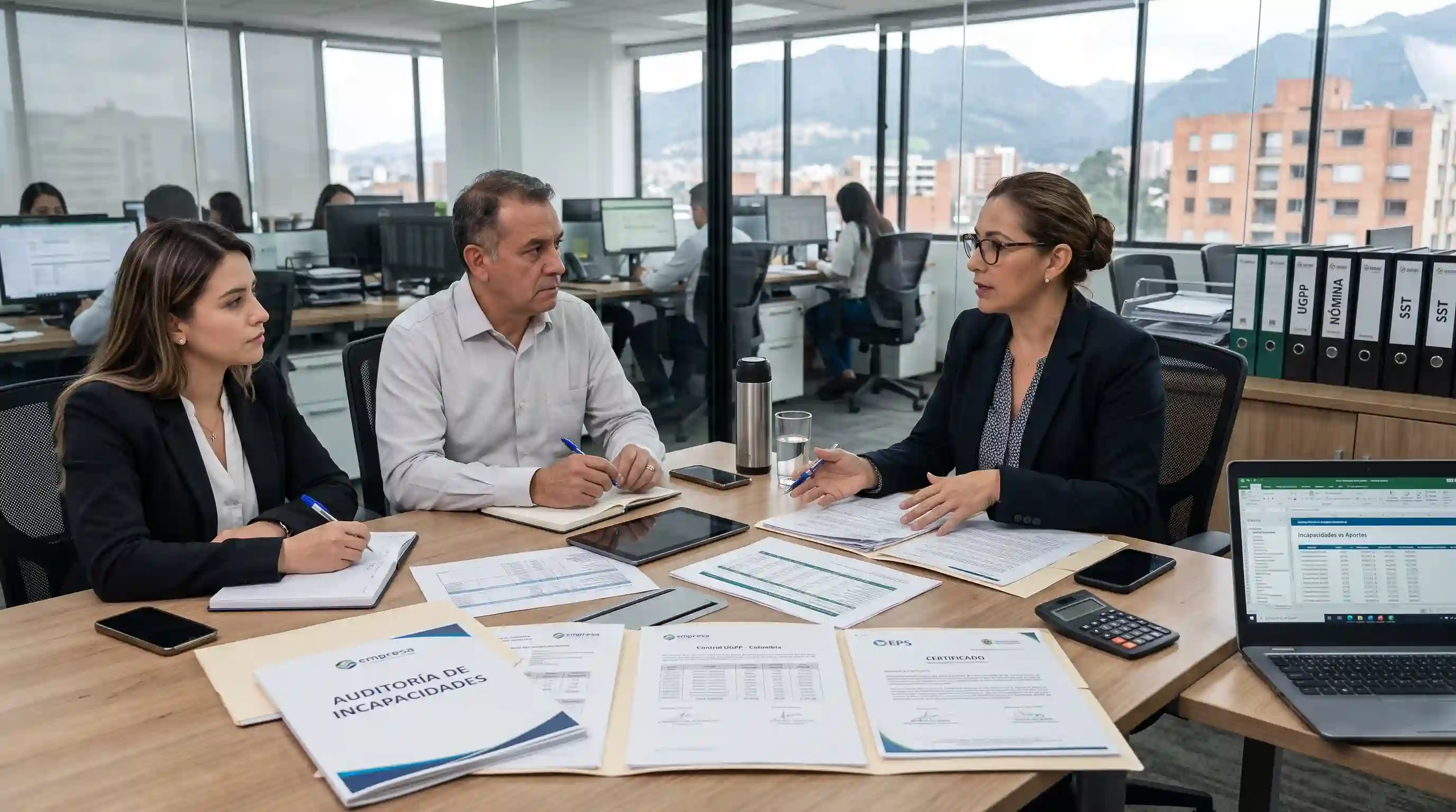 Disability audit and control to avoid UGPP penalties in Colombia.
